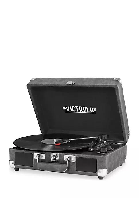 商品Victrola|Bluetooth Suitcase 3 Speed Turntable Record Player,价格¥528,第1张图片