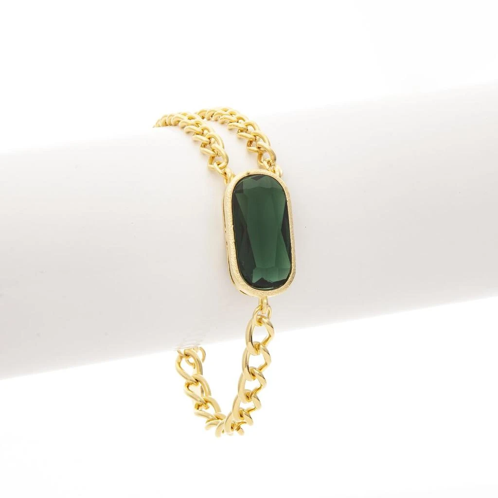 商品Rivka Friedman|Emerald Crystal Bracelet,价格¥514,第2张图片详细描述