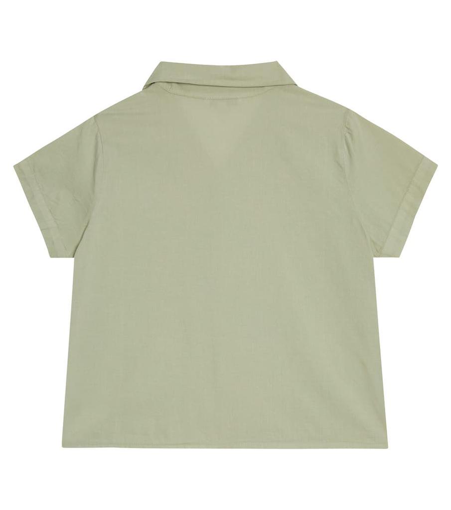 商品Caramel|Acer棉质短袖衬衫,价格¥435,第6张图片详细描述