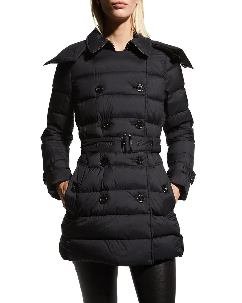 商品Burberry|Ashwick Puffer Coat w/ Detachable Hood,价格¥12745,第3张图片详细描述