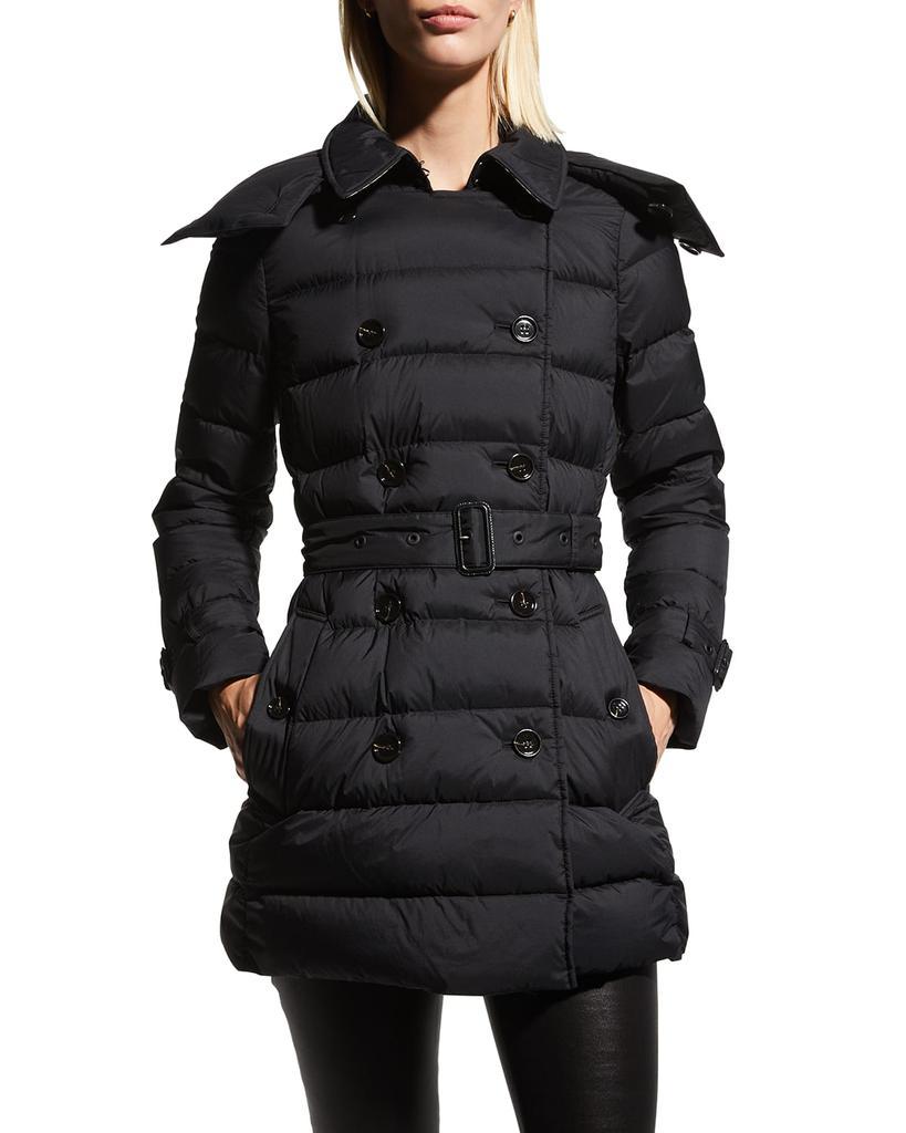 商品Burberry|Ashwick Puffer Coat w/ Detachable Hood,价格¥10401,第5张图片详细描述