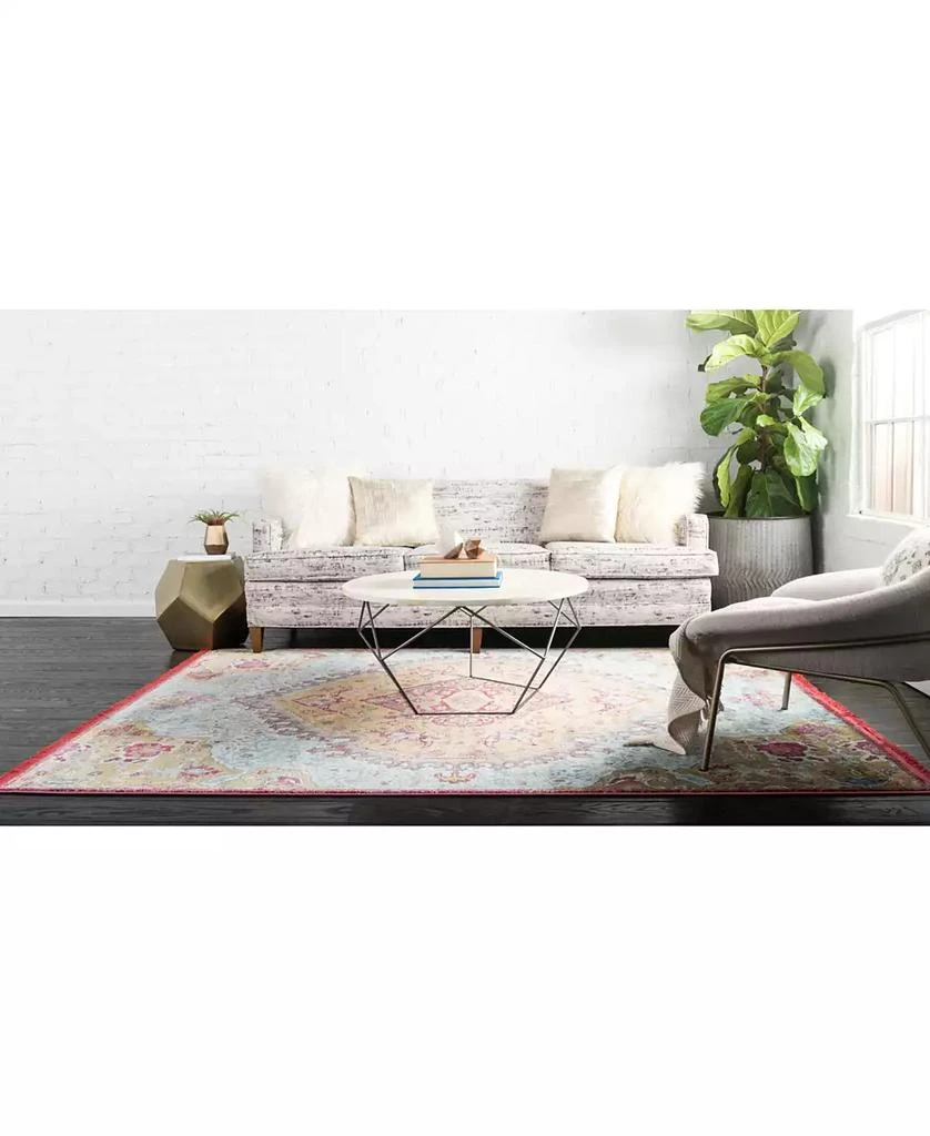 商品Bayshore Home|CLOSEOUT! Kenna Ken1 Gold 5' 5" x 8' Area Rug,价格¥858,第4张图片详细描述