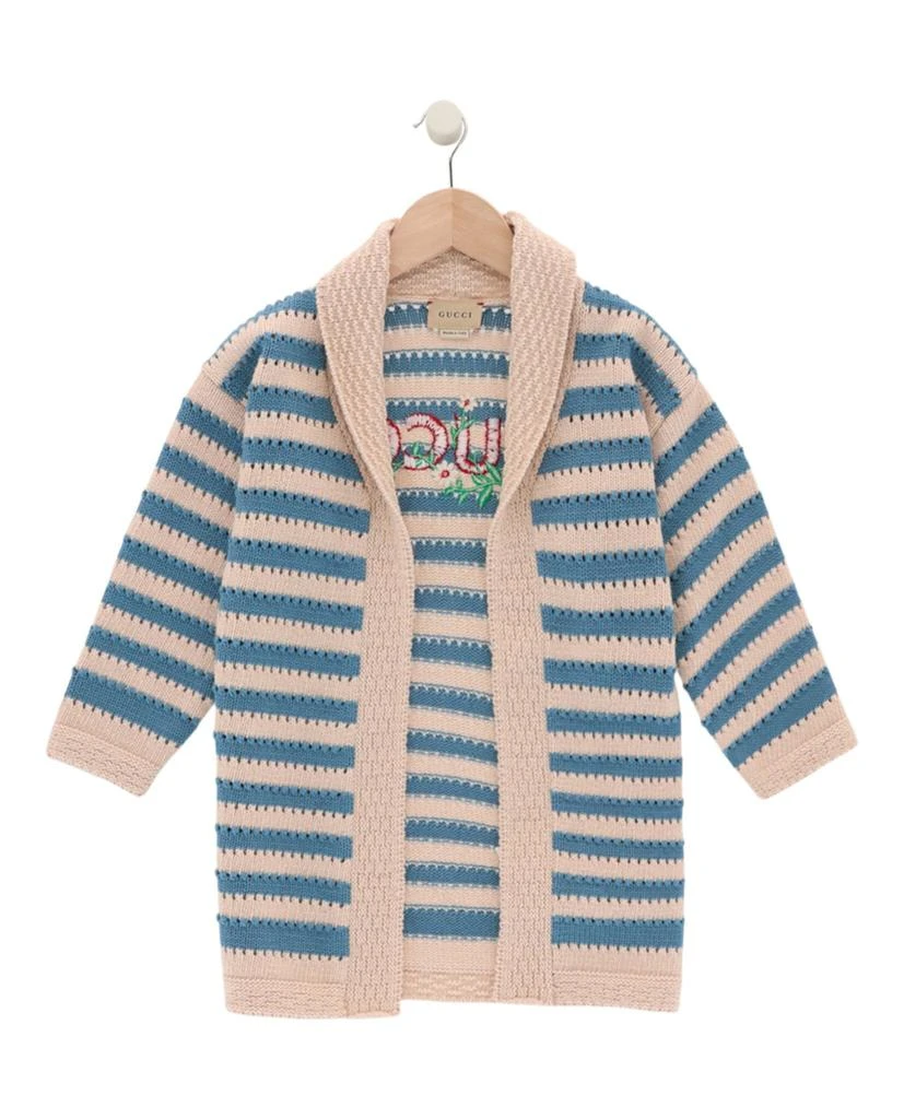 商品Gucci|Embroidered Logo Knit Cardigan,价格¥851,第1张图片