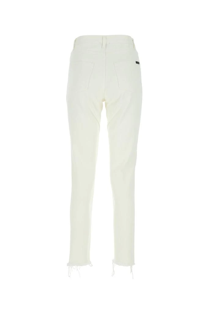 商品Yves Saint Laurent|White denim jeans,价格¥3465,第1张图片