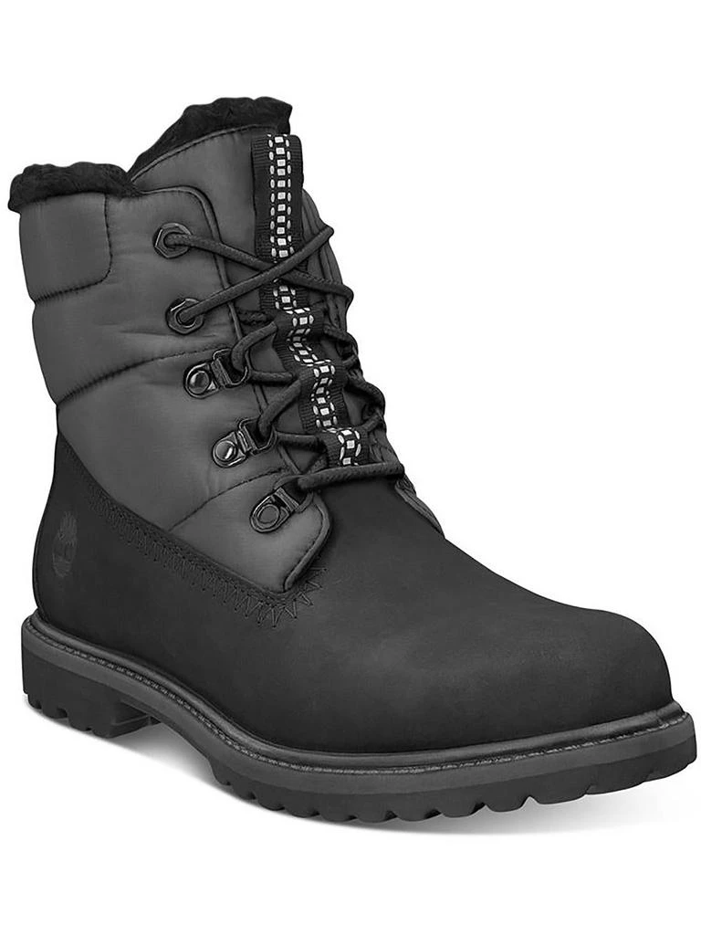 商品Timberland|Teddy Womens Leather Ankle Combat & Lace-up Boots,价格¥1128,第1张图片