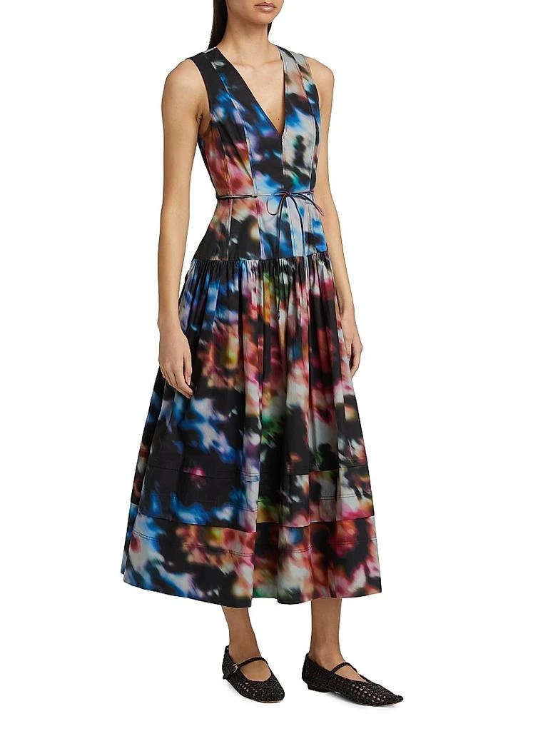 商品Ulla Johnson|Kiran Blossom Batik Poplin Dress,价格¥1097,第4张图片详细描述