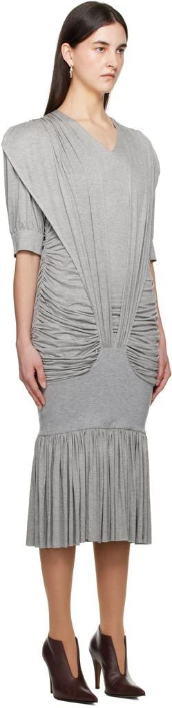 商品Nicklas Skovgaard|Gray Amanda Midi Dress,价格¥1992,第2张图片详细描述
