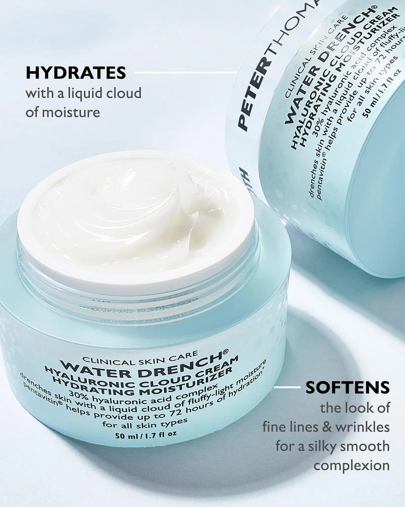 商品Peter Thomas Roth|Water Drench Hyaluronic Cloud Cream Hydrating Moisturizer, 1.7 oz.,价格¥422,第4张图片详细描述