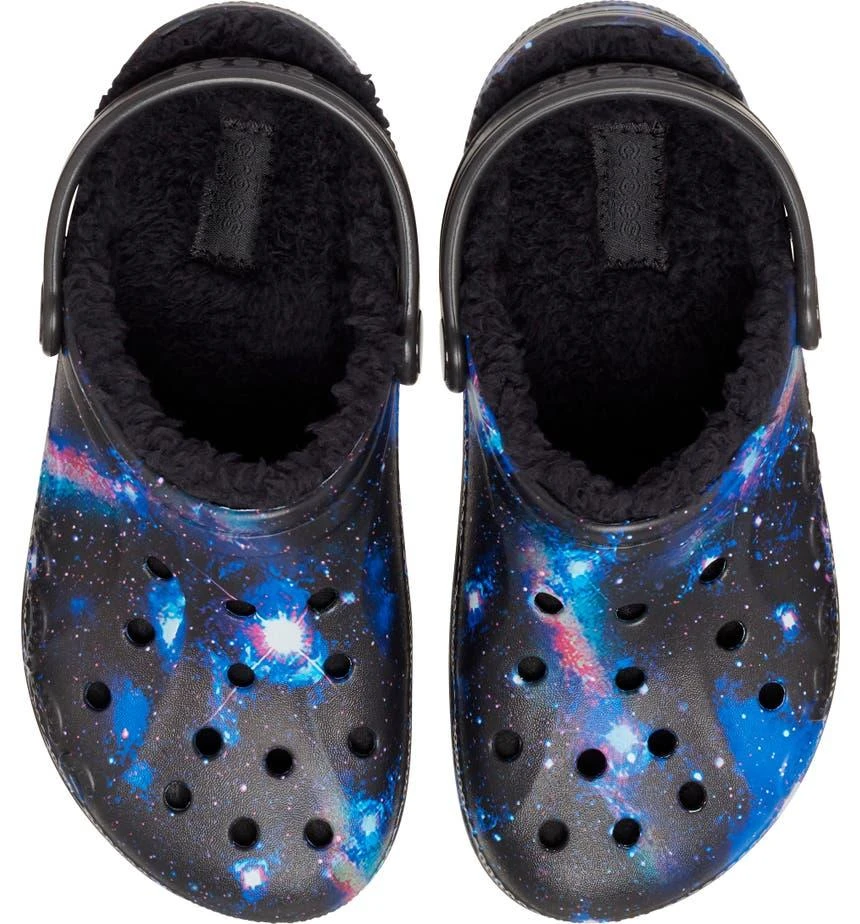 商品Crocs|Baya Faux Shearling Lined Printed Clog,价格¥165,第4张图片详细描述