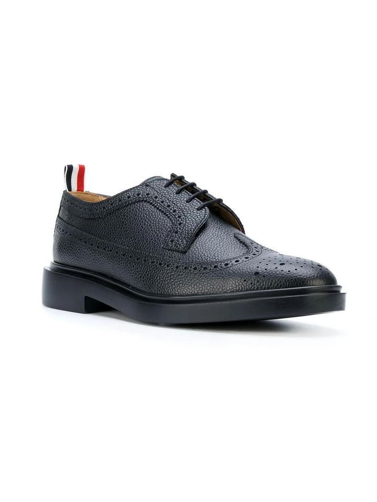 商品Thom Browne|Thom browne men's black leather lace up shoes,价格¥8981,第2张图片详细描述