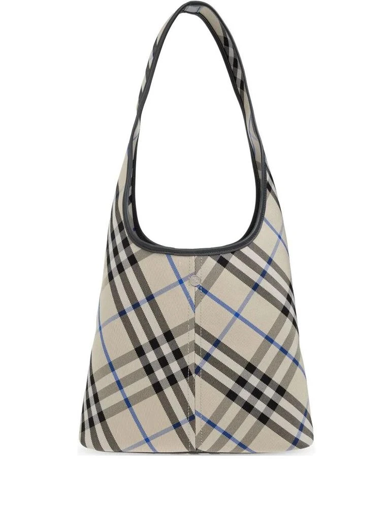 商品Burberry|CHECK-PATTERN SHOULDER BAG,价格¥8406,第1张图片