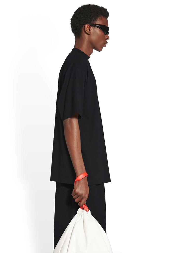 Balenciaga Black Large Fit Logo T-Shirt商品第4张图片规格展示