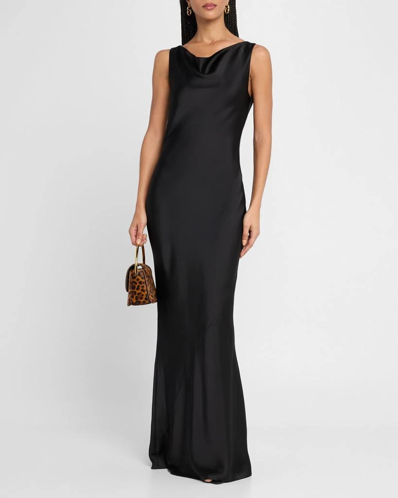 商品Norma Kamali|Sleeveless Low Back Drape Gown,价格¥2915,第2张图片详细描述