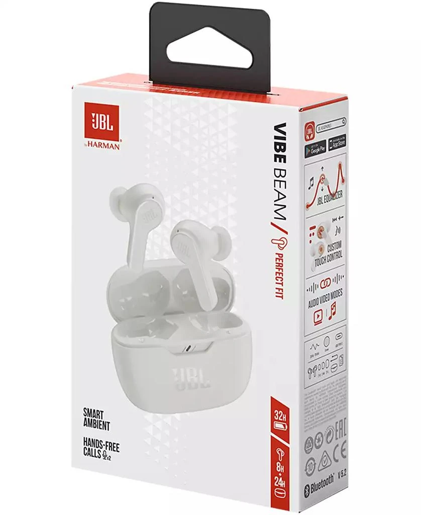 商品JBL|Vibe Beam True Wireless Bluetooth Earbuds, Black,价格¥372,第5张图片详细描述