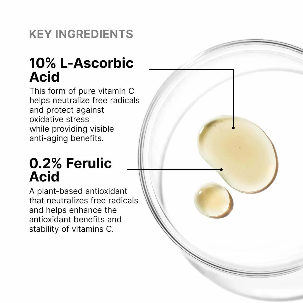 商品SkinCeuticals|10%左旋VC美白精华液,价格¥703,第3张图片详细描述