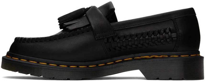 商品Dr. Martens|Black Adrian Woven Tassel Loafers,价格¥865,第3张图片详细描述