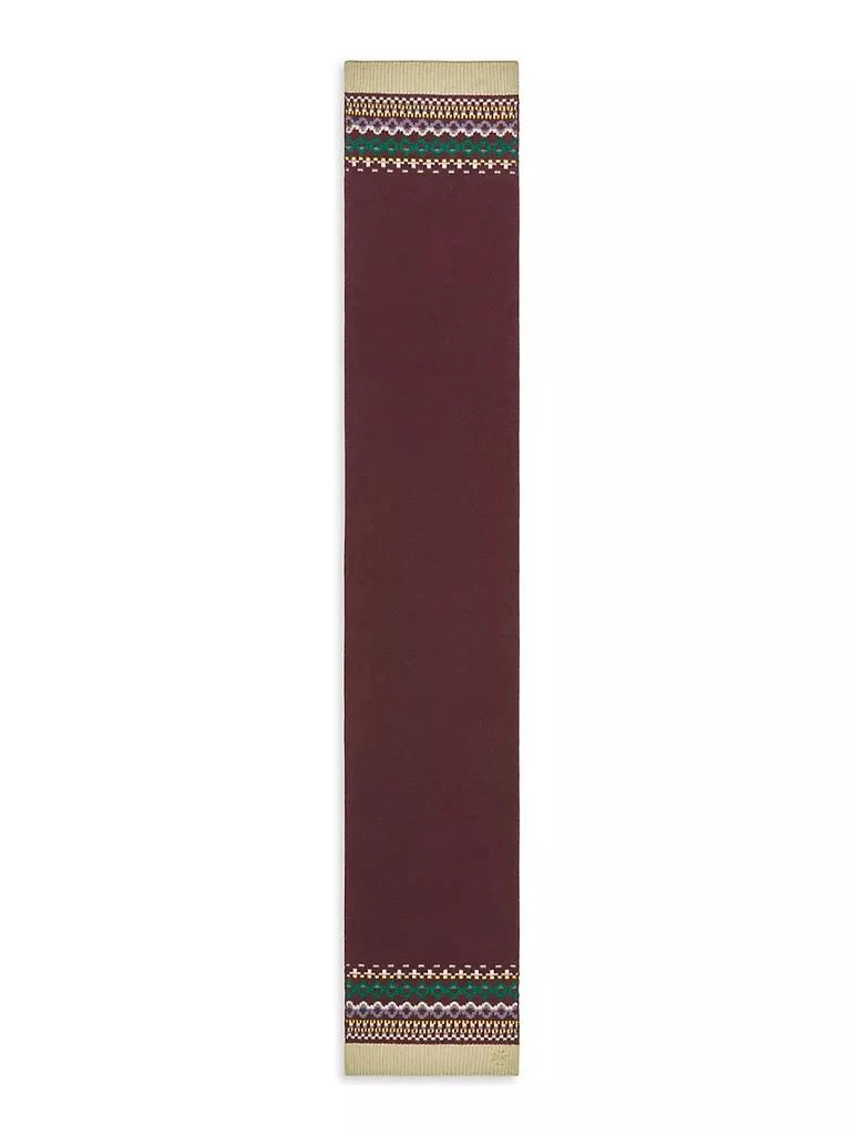 商品Tory Burch|Fair Isle Merino Wool Scarf,价格¥706,第3张图片详细描述