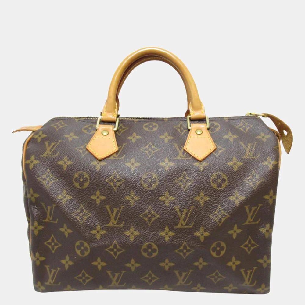 商品[二手商品] Louis Vuitton|Louis Vuitton Brown Monogram Canvas Speedy 30 Satchel Bag ,价格¥8750,第1张图片