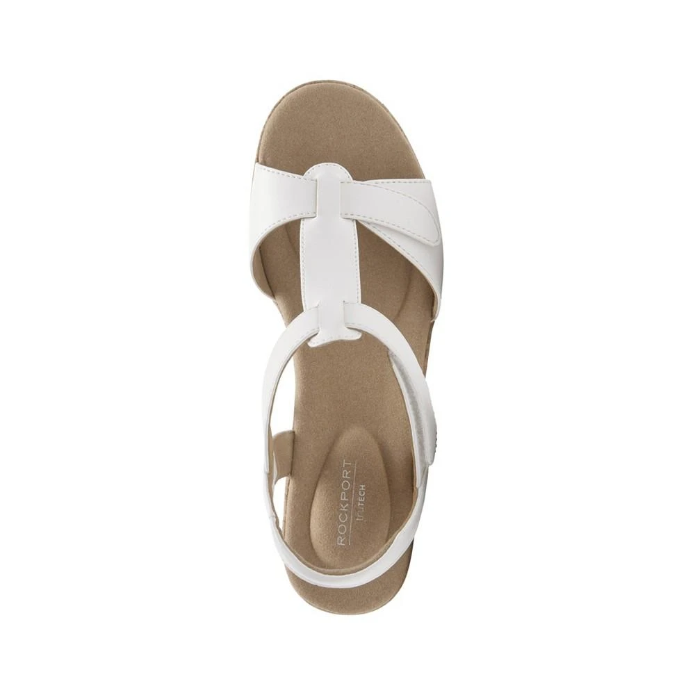 商品Rockport|Women's Blanca T Strap Wedge Sandals,价格¥823,第3张图片详细描述