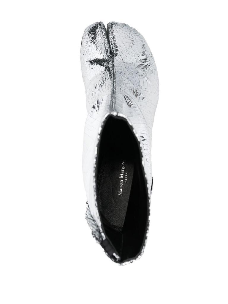 商品MAISON MARGIELA|Maison Margiela Women's  Silver Leather Ankle Boots,价格¥7520,第6张图片详细描述
