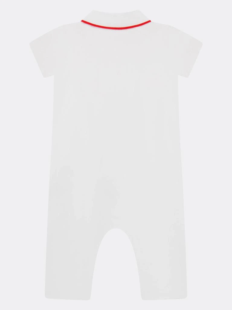 商品Burberry|Burberry White Baby Unisex Cotton Polo Shortie,价格¥1395,第4张图片详细描述