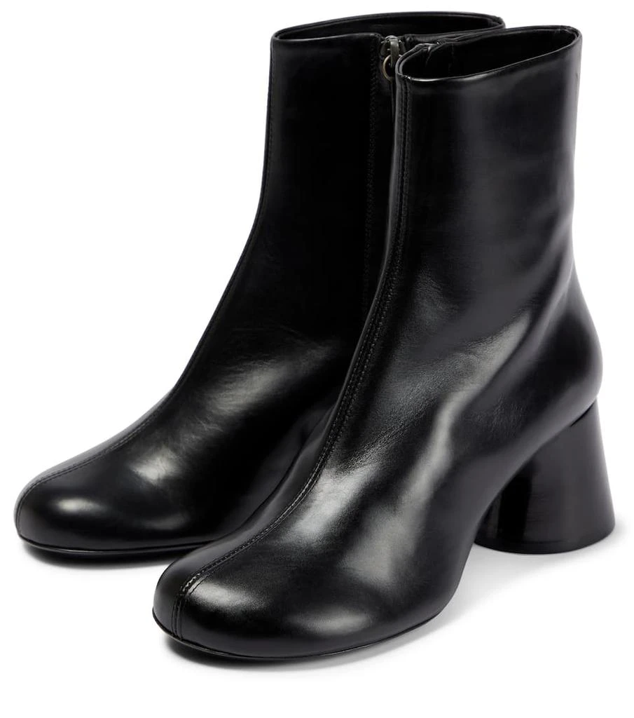 商品Khaite|Admiral leather ankle boots,价格¥5474,第5张图片详细描述