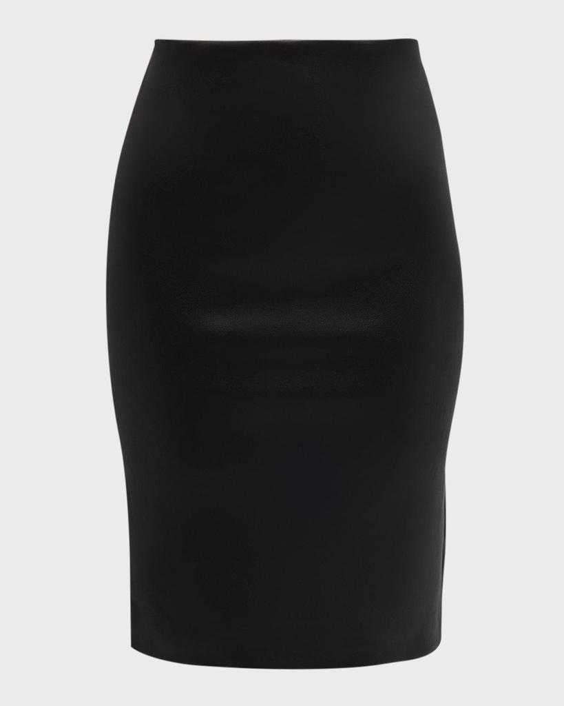 Leather Pencil Skirt商品第2张图片规格展示