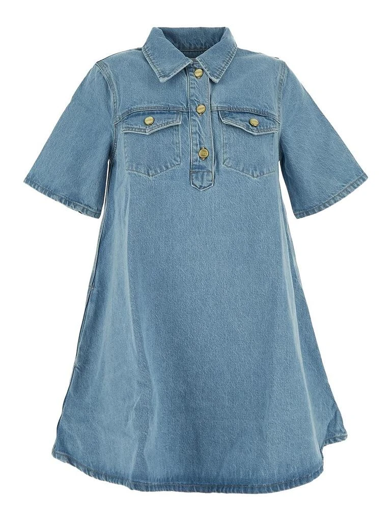 商品Ganni|Cutline Denim Mini Dress,价格¥1955,第1张图片