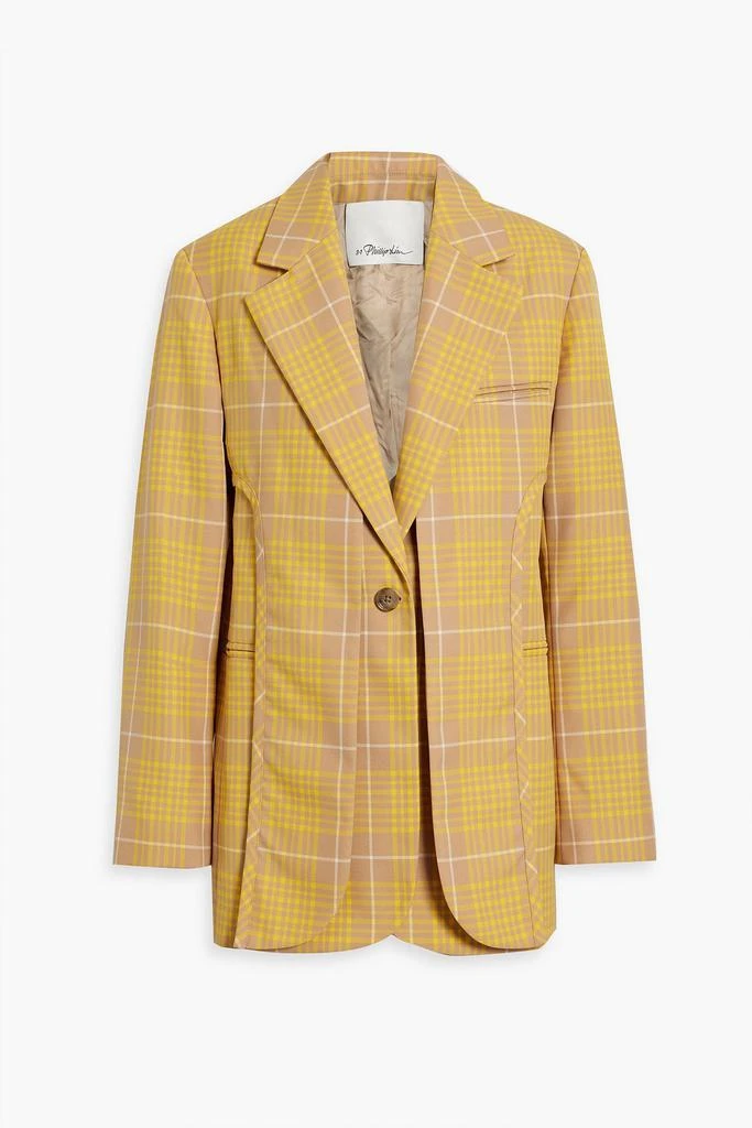 商品3.1 Phillip Lim|Layered checked twill blazer,价格¥2467,第1张图片