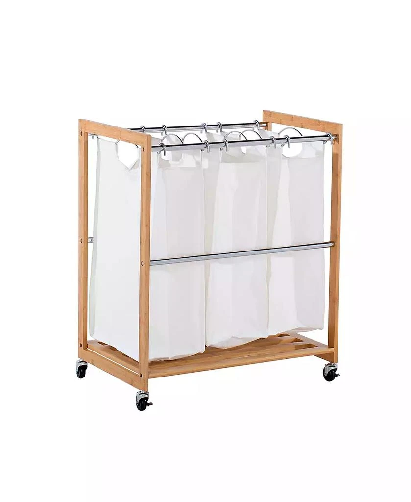 商品TRINITY|3 Bag Bamboo Laundry Cart,价格¥1444,第2张图片详细描述