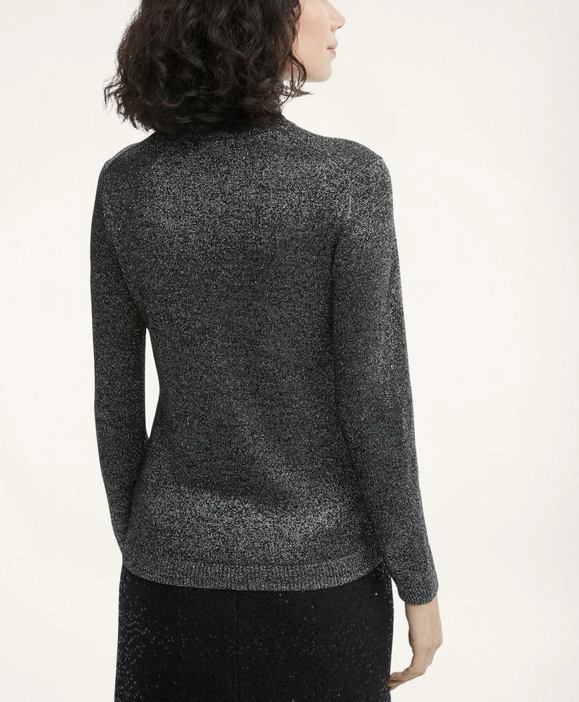 商品Brooks Brothers|Sparkle-Knit Turtleneck Sweater,价格¥654,第2张图片详细描述