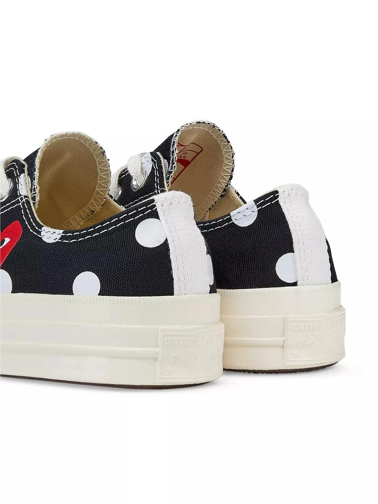 商品Comme des Garcons|CdG PLAY x Converse Women's Chuck Taylor All Star Polka Dot Low-Top Sneakers,价格¥1128,第3张图片详细描述