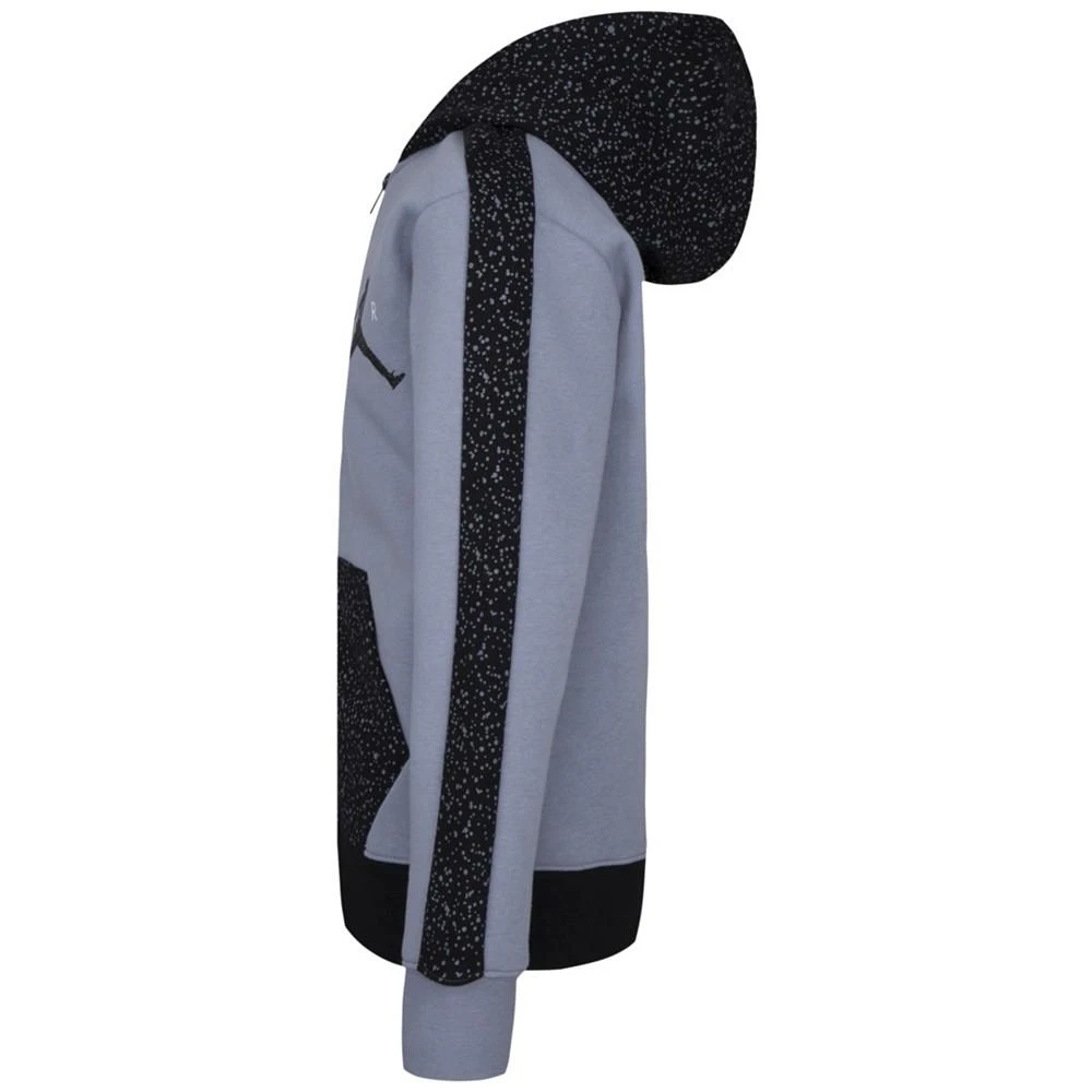 商品Jordan|Big Boys Air Speckled Full-Zip Fleece Hoodie,价格¥293,第3张图片详细描述