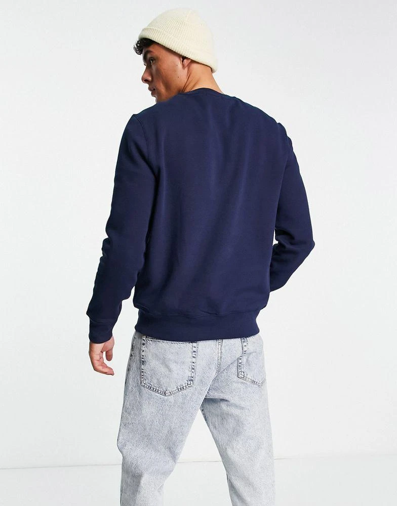 商品Ralph Lauren|Polo Ralph Lauren heritage bear print fleece sweatshirt in navy,价格¥1679,第4张图片详细描述