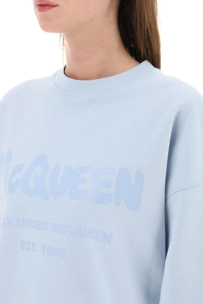 商品Alexander McQueen|MCQUEEN GRAFFITI SWEATSHIRT,价格¥1736,第5张图片详细描述