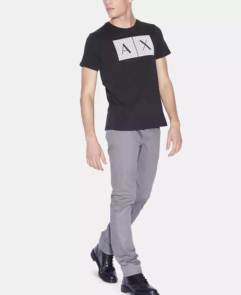 商品Armani Exchange|Men's Foundation Triangulation T-Shirt,价格¥333,第4张图片详细描述