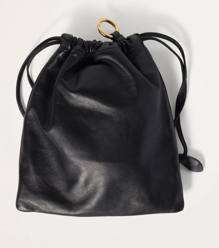 商品Miu Miu|Nappa Leather Drawstring Pouch,价格¥6933,第3张图片详细描述