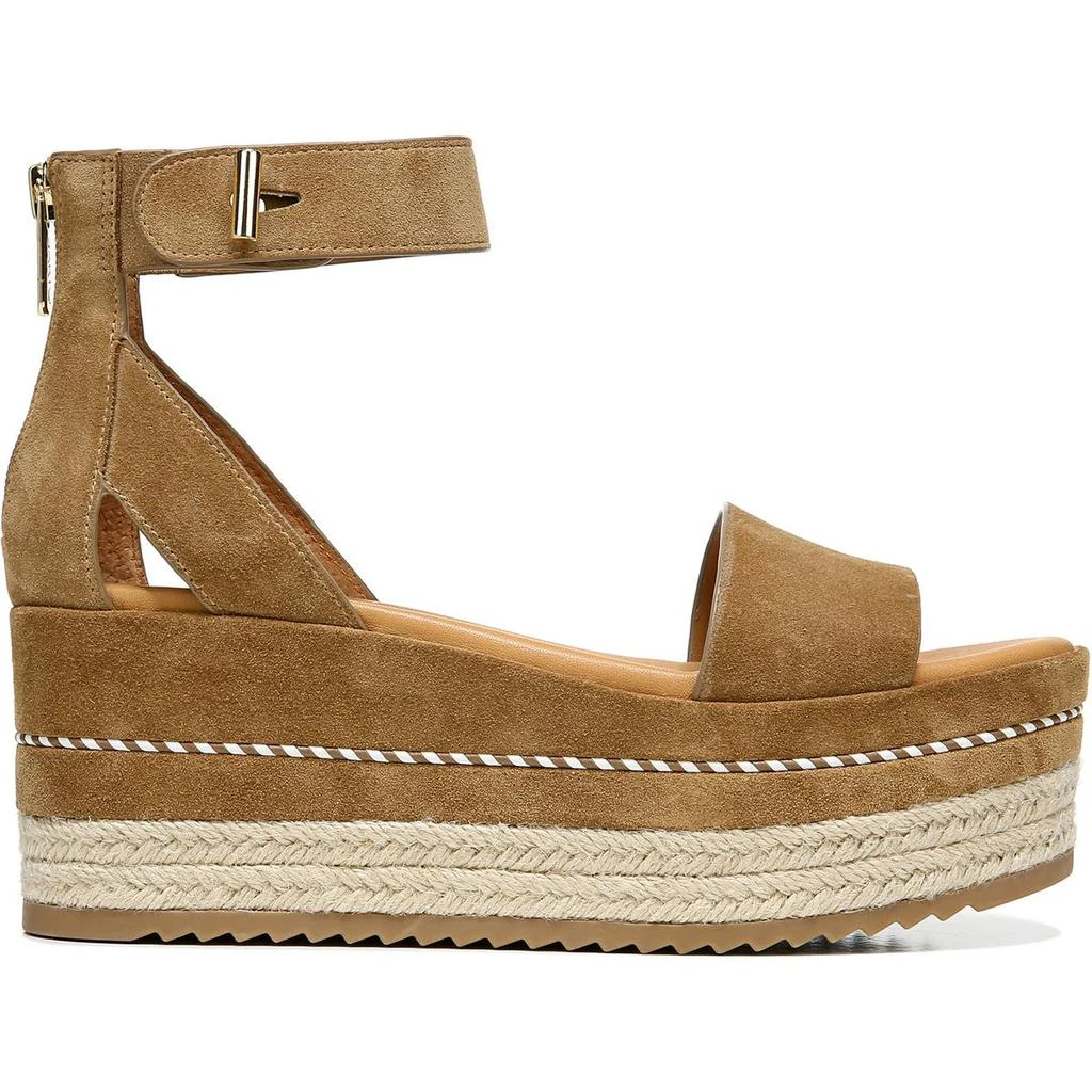 商品Franco Sarto|Franco Sarto Womens Messina Leather Ankle Strap Platform Sandals,价格¥397,第4张图片详细描述