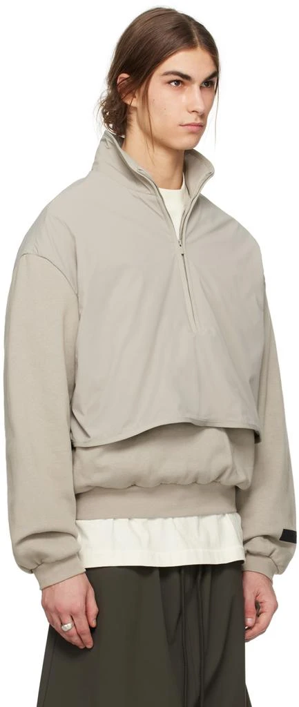 商品Essentials|Gray Mock Neck Sweatshirt,价格¥1586,第2张图片详细描述