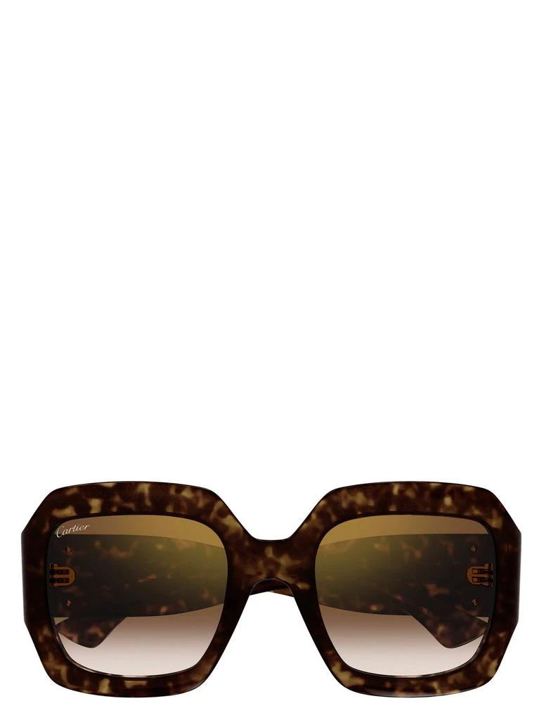 商品Cartier|Cartier Geometric Frame Sunglasses,价格¥3118,第4张图片详细描述