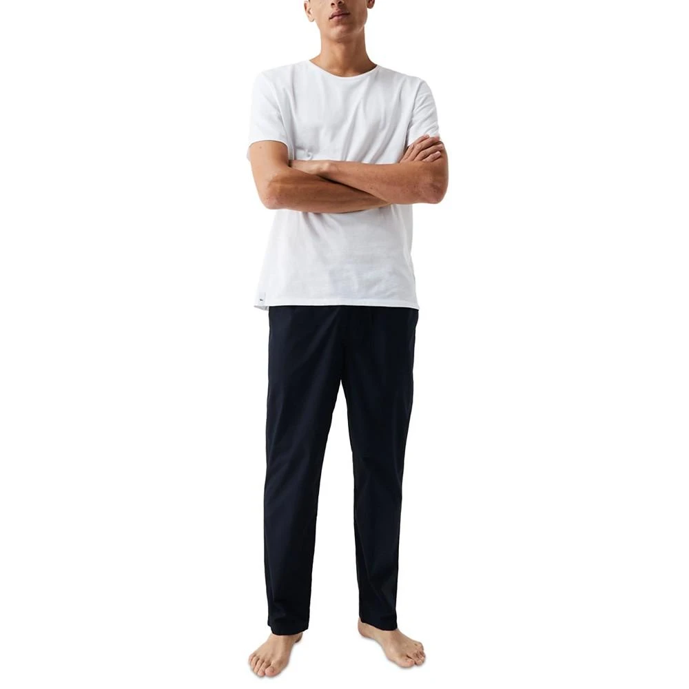 商品Lacoste|Men's Crew Neck Slim Fit Undershirt Set, 3-Piece,价格¥311,第5张图片详细描述