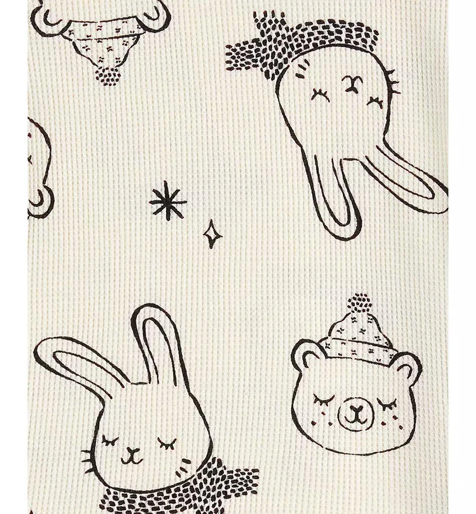 商品Carter's|Toddler Girls Bunny-Print Pajamas, 4 Piece Set,价格¥152,第3张图片详细描述