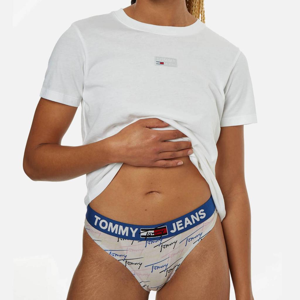 Tommy Jeans Signature Stretch Cotton-Jersey Bikini Briefs商品第3张图片规格展示