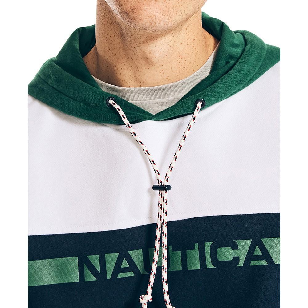 商品Nautica|Men's Sustainably Crafted Chest-Stripe Hoodie,价格¥598,第6张图片详细描述