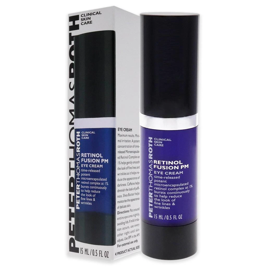 商品Peter Thomas Roth|Retinol Fusion PM Eye Cream by Peter Thomas Roth for Unisex - 0.5 oz Eye Cream,价格¥309,第1张图片