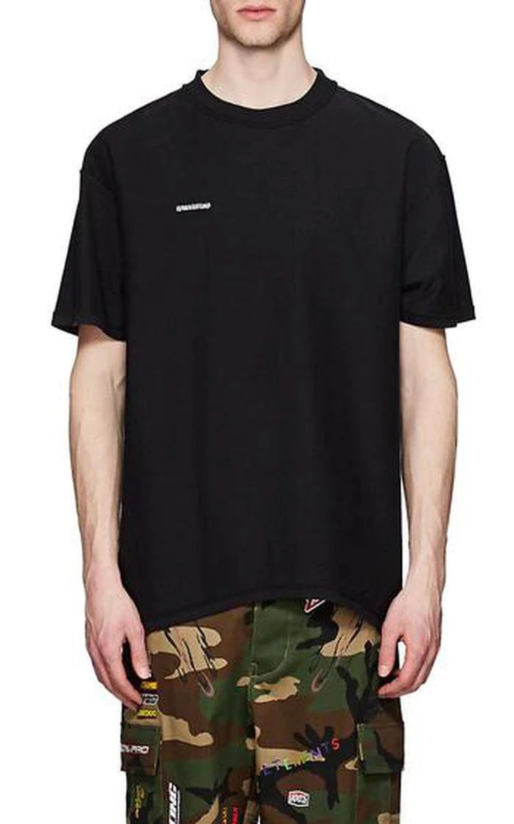 商品Vetements|Logo Cotton Oversized Inside-Out T恤,价格¥1711,第1张图片
