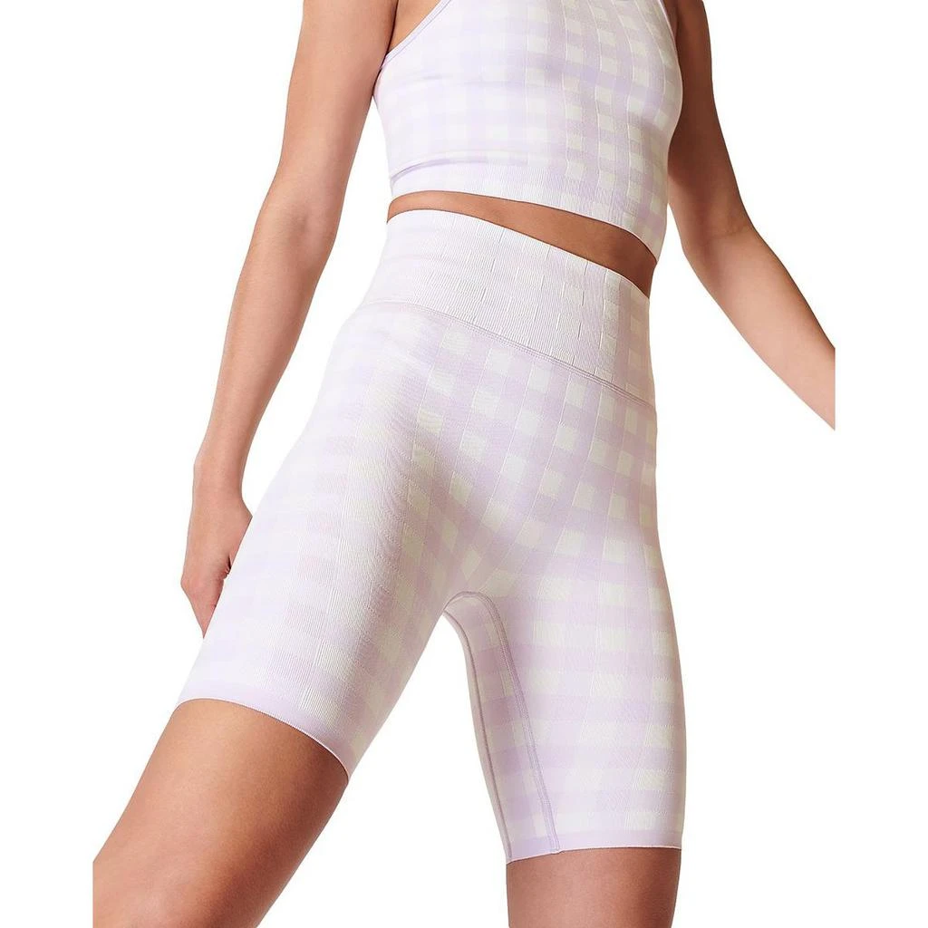 商品SWEATY BETTY|Sweaty Betty Womens Gingham Checkered High Waist Bike Short,价格¥96,第1张图片
