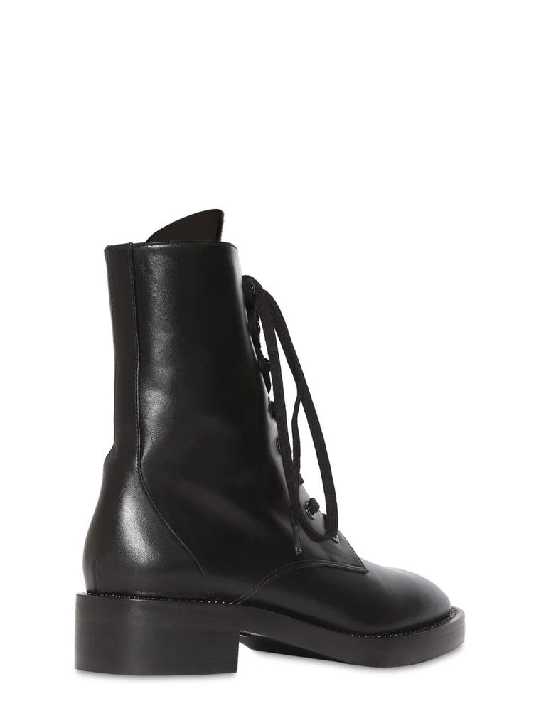 商品Stuart Weitzman|35mm Sondra Shine Leather Ankle Boots,价格¥3469,第4张图片详细描述