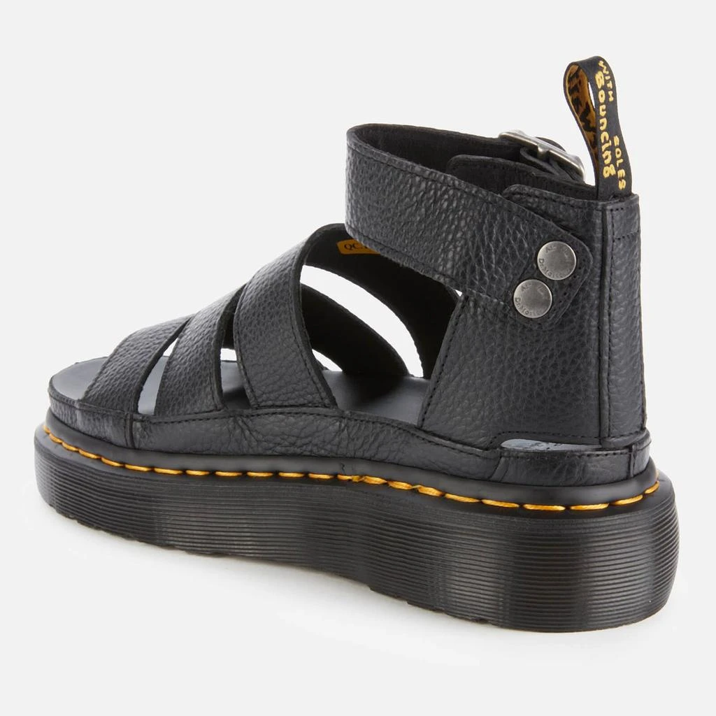 商品Dr. Martens|Dr. Martens Women's Clarissa II Quad Leather Sandals - Black,价格¥1377,第2张图片详细描述