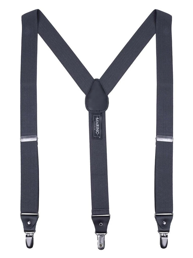 商品Mio Marino|Canvas Twill 1.25Inch Wide Suspender and Bow Tie Set,价格¥206,第4张图片详细描述